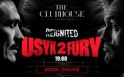 Tyson Fury v Oleksandr Usyk Rematch: Big Fight Night Reignited at The Clubhouse Marbella